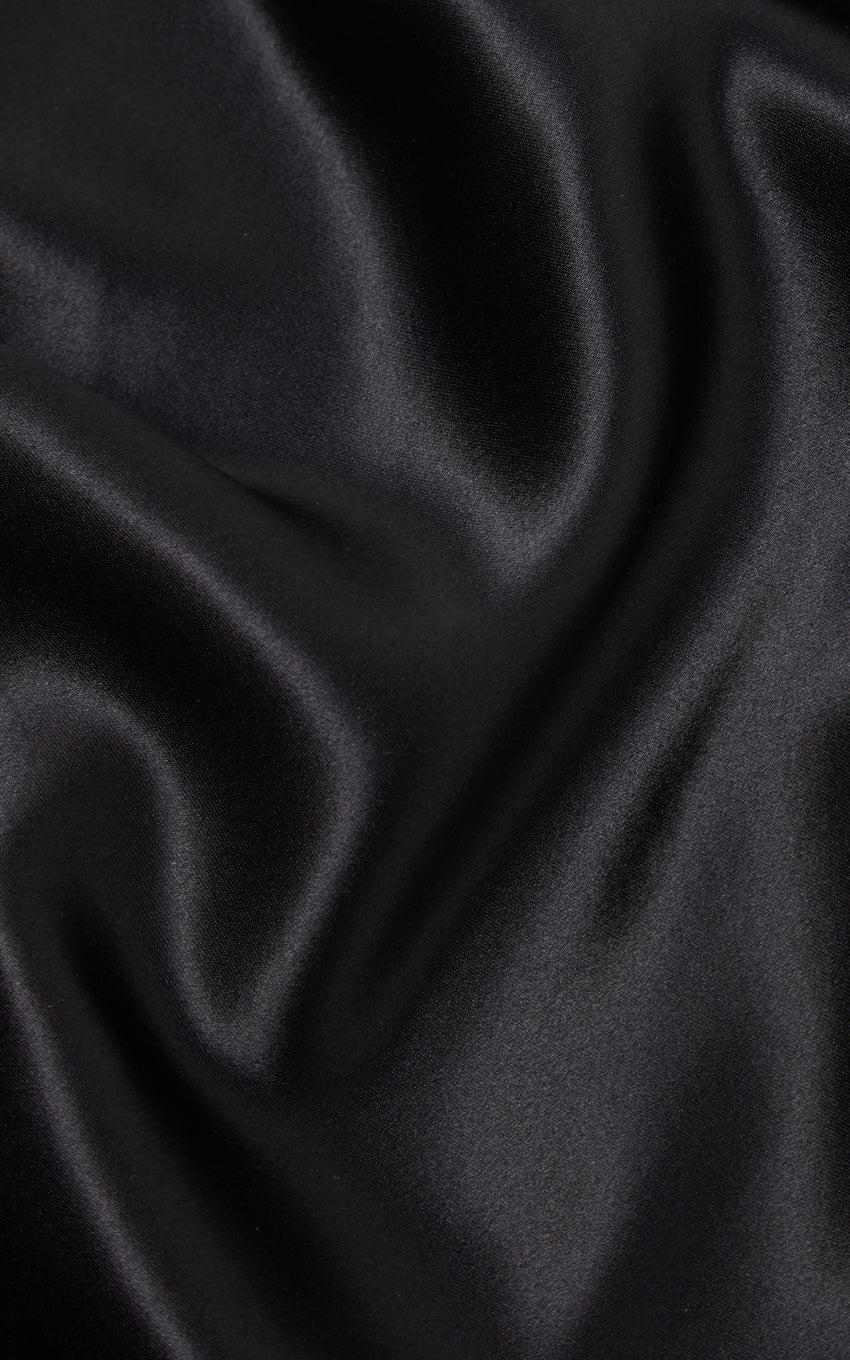 COAL SILK BIAS TROUSERS
