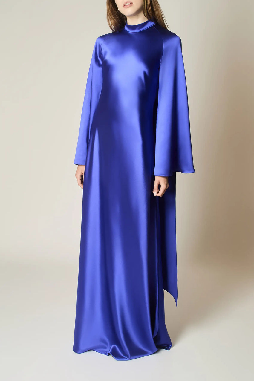 SAPPHIRE SILK GOWN