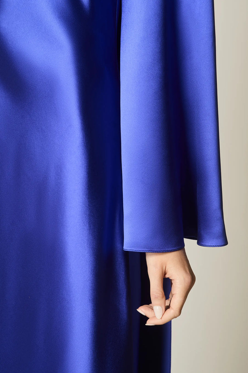 SAPPHIRE SILK GOWN