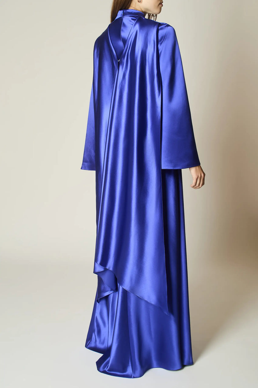 SAPPHIRE SILK GOWN
