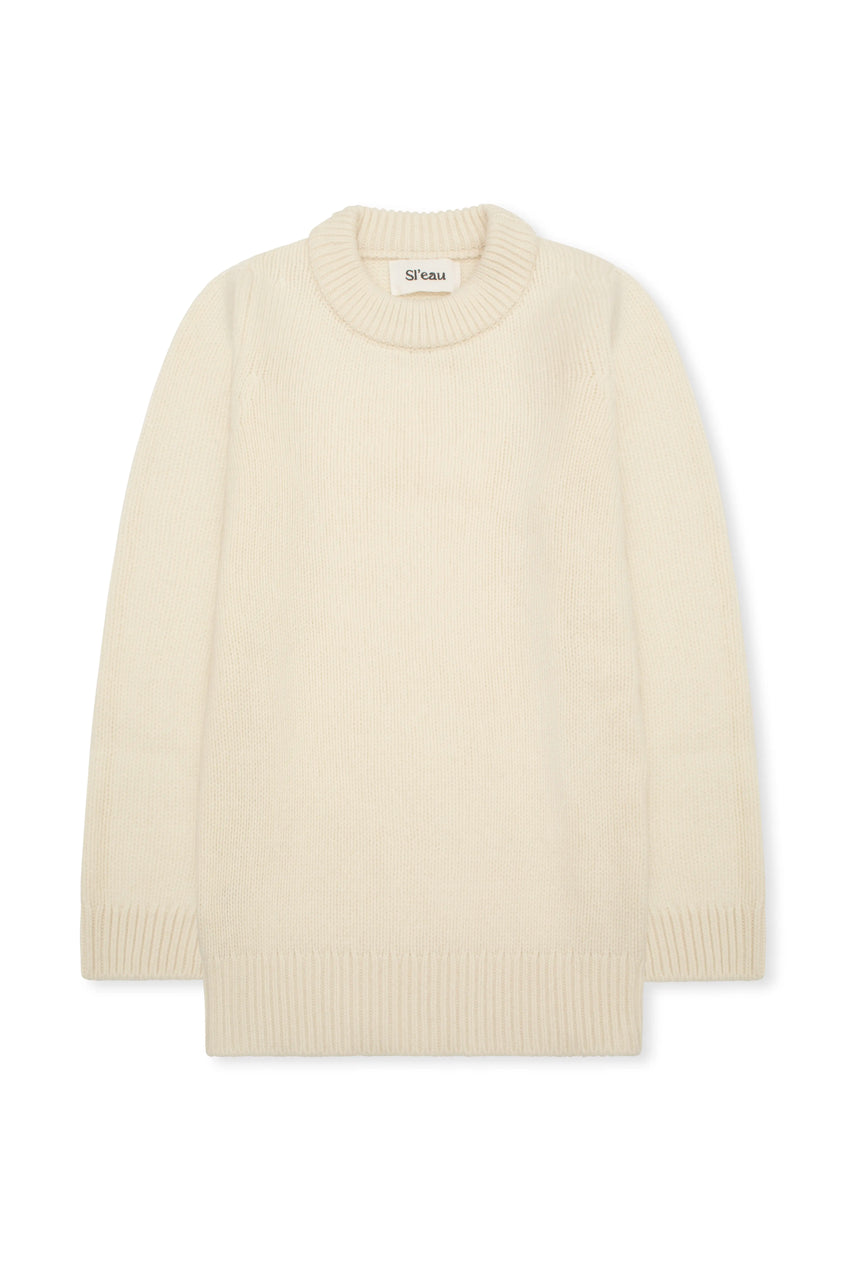 Cream cashmere jumper hotsell