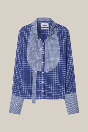 CASHMERE AND COTTON CHECK SHIRT