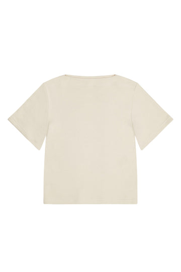 OAT COTTON AND CASHMERE TEE
