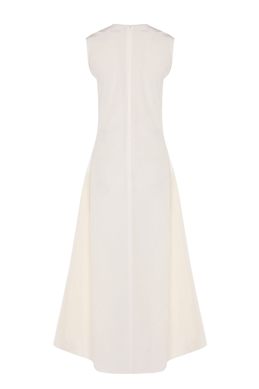 SALT SILK V-NECK DRESS