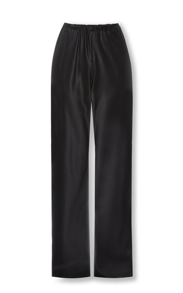 COAL SILK BIAS TROUSERS