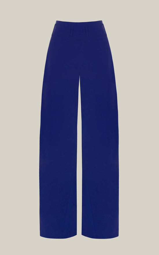 LAPIS WOOL TAILORED TROUSERS